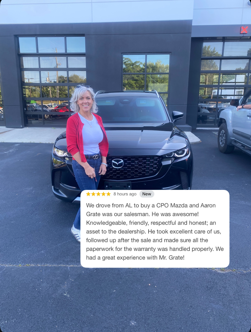 Client Review - CPO Mazda Delivery